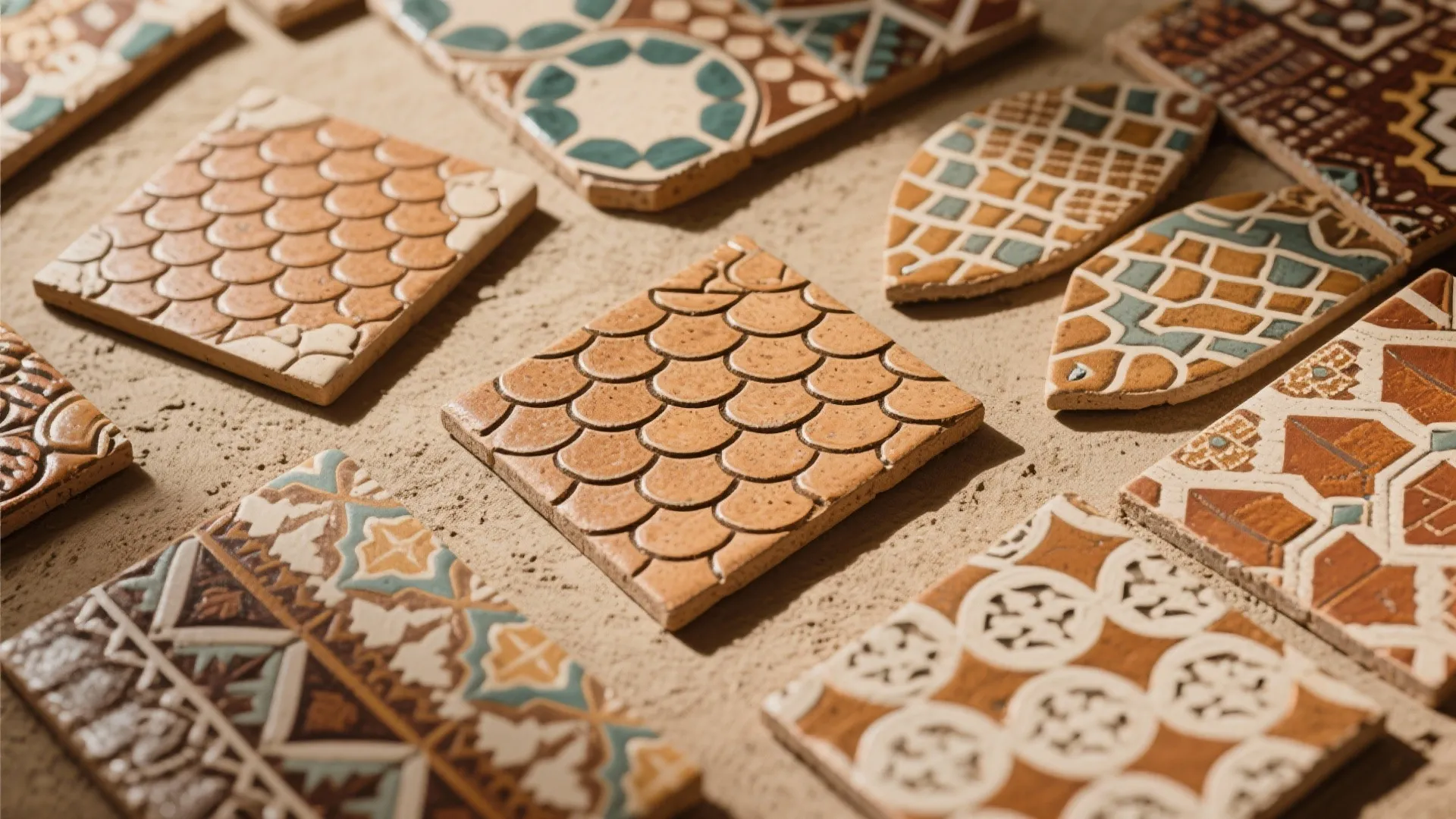 5. Patterned Tiles