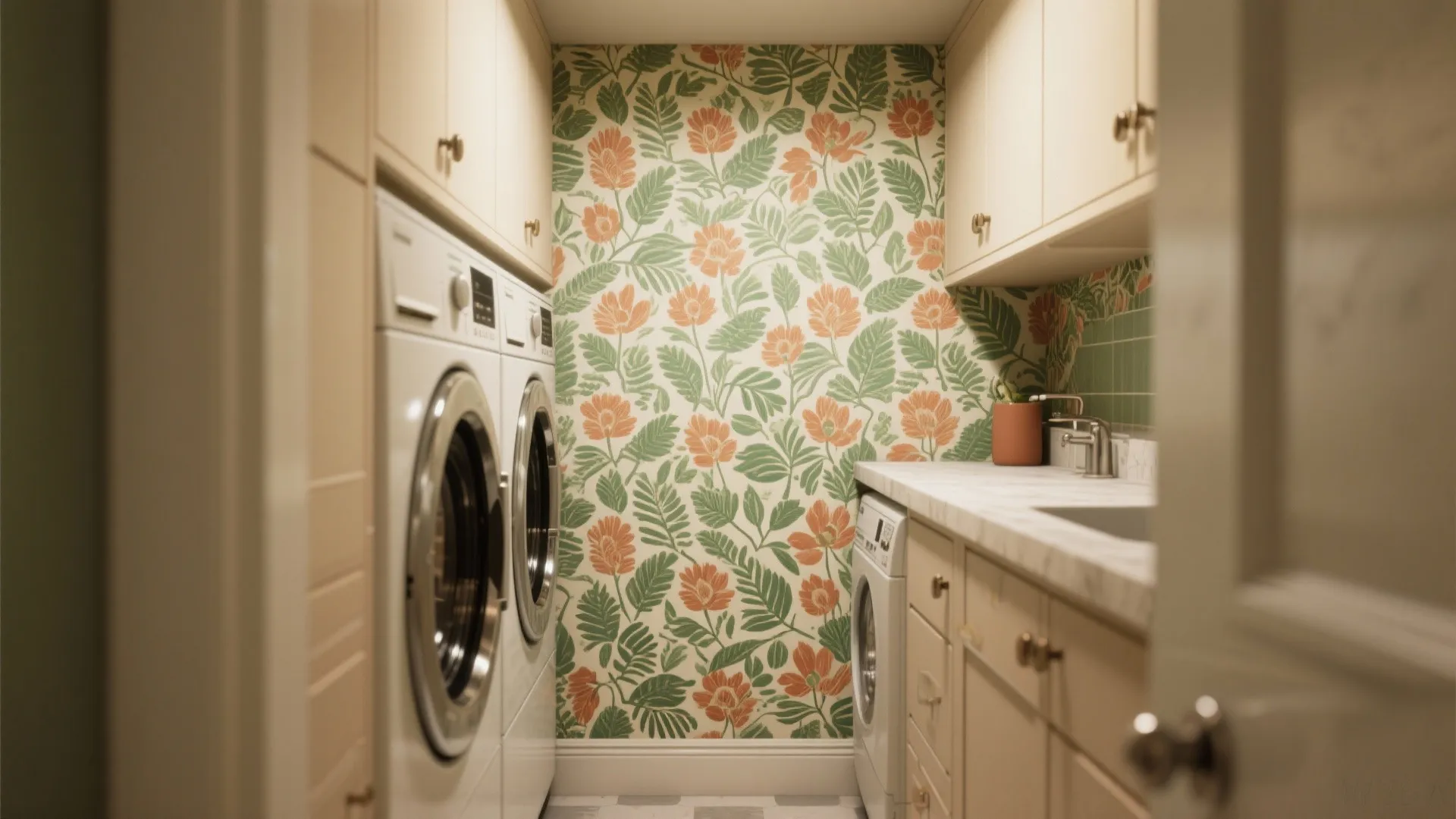 5. Patterned Wallpaper or Murals