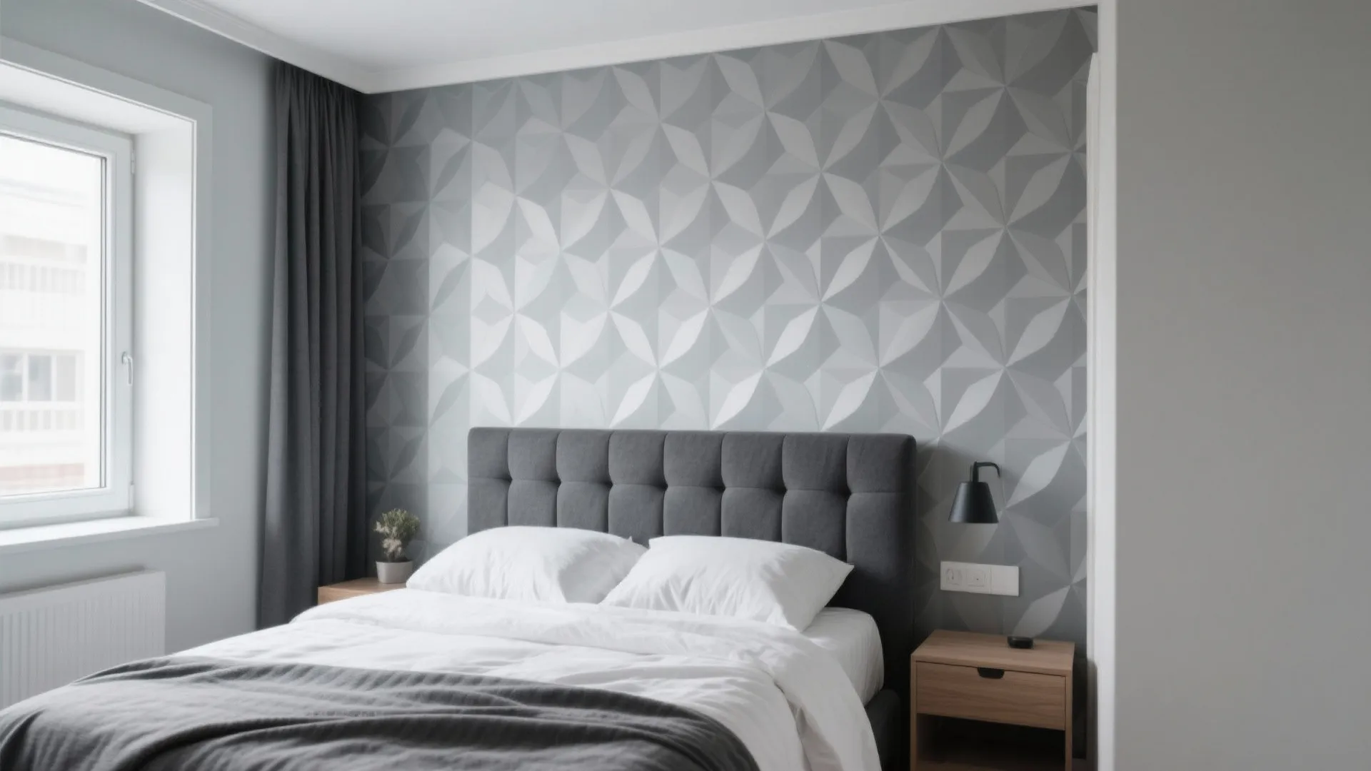 8. Play with Patterned Wallpaper