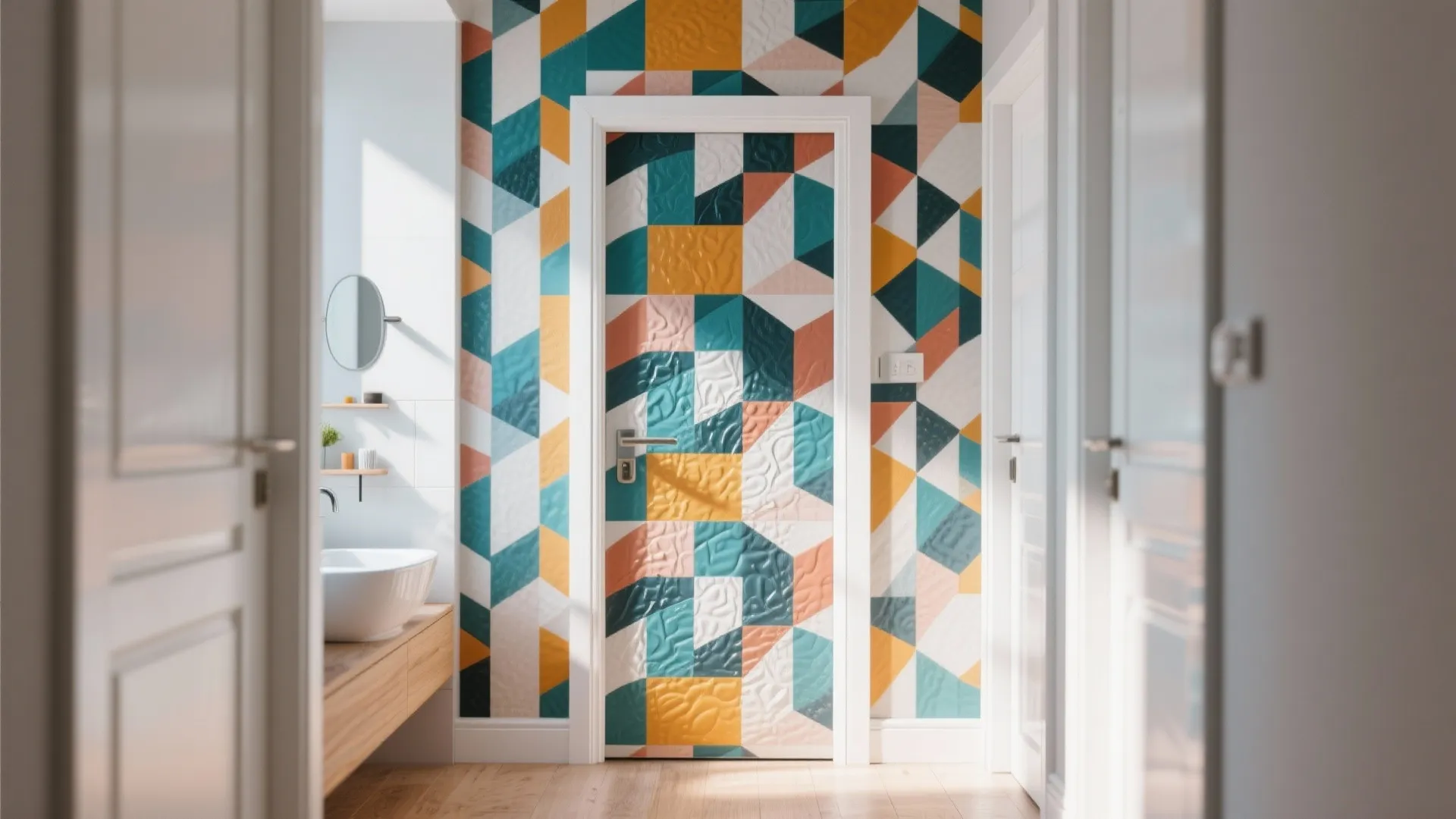 Patterned Wallpaper Wrap
