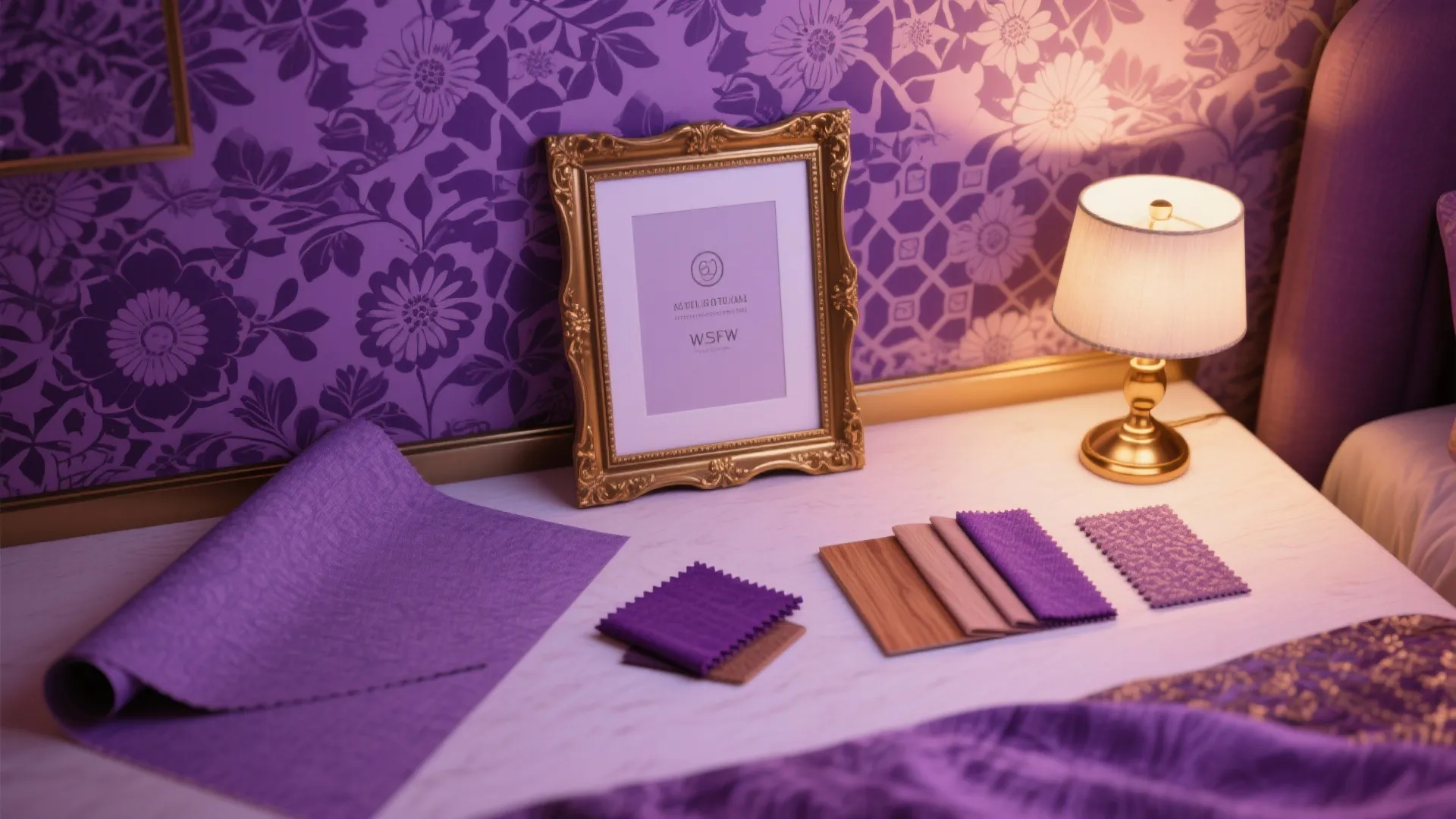 3. Use patterns and metallic accents to keep it lively