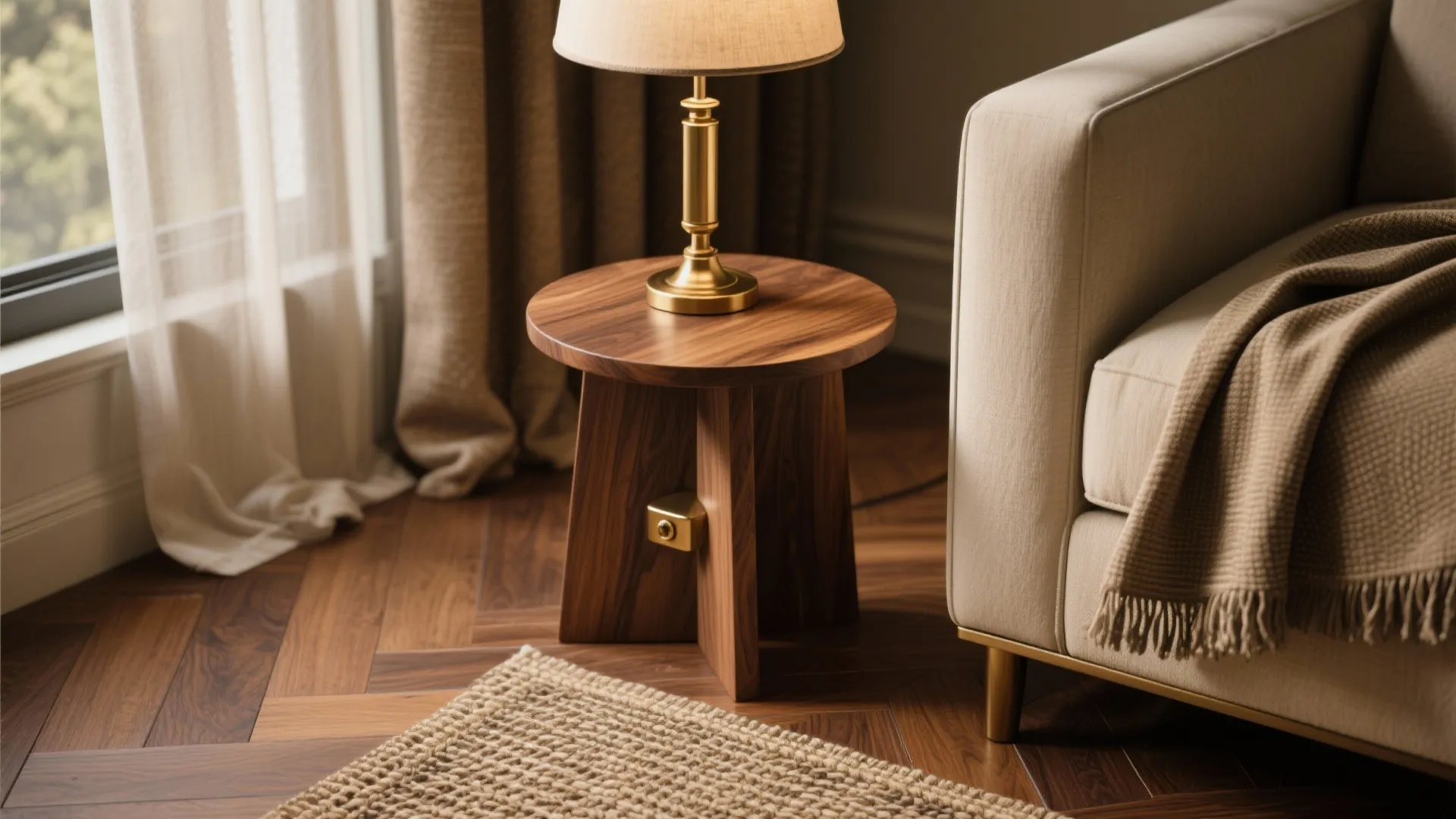 Warm Metals, Warm Woods: Styling with Peach