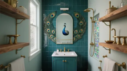 Peacock Bathroom Decor: 10 Inspiring Ideas