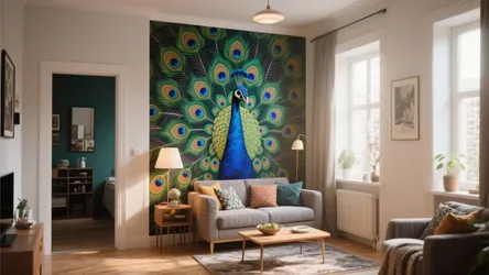 5 Peacock Wall Design Ideas