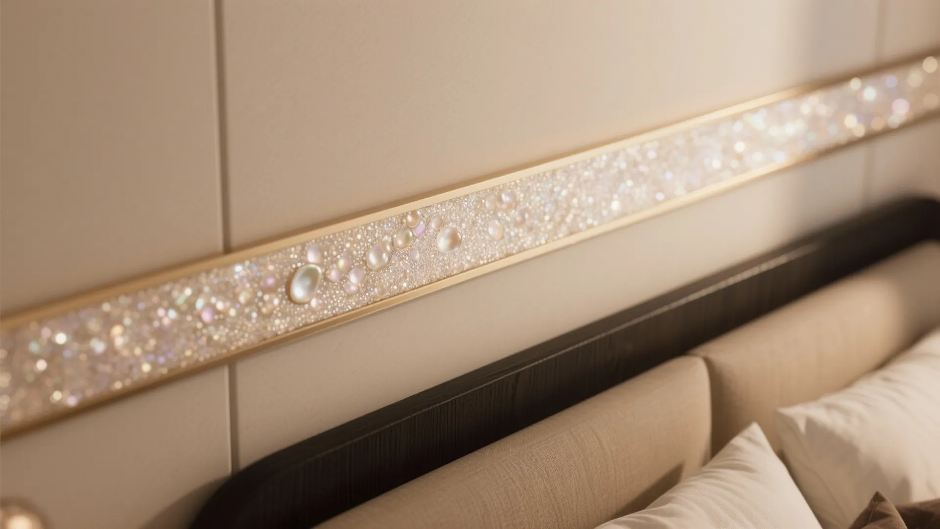 2. Accent Strip with Directional Sheen