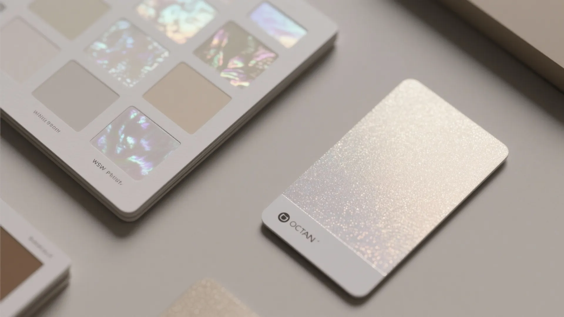 2. Subtle Pearl Base with Metallic Top Layer