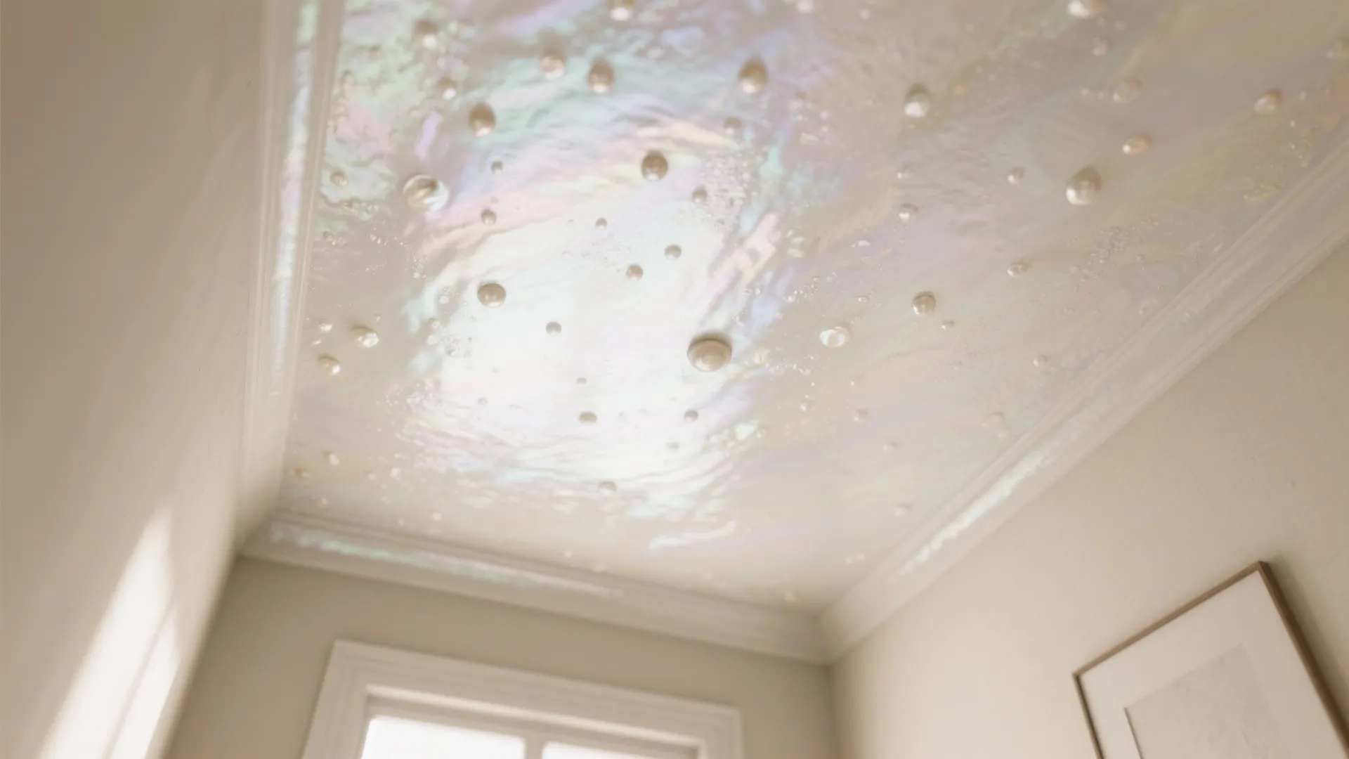 2. Pearlescent Ceiling Glow