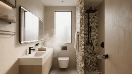 5 Pebble Tile Bathroom Ideas That Feel Like a Spa