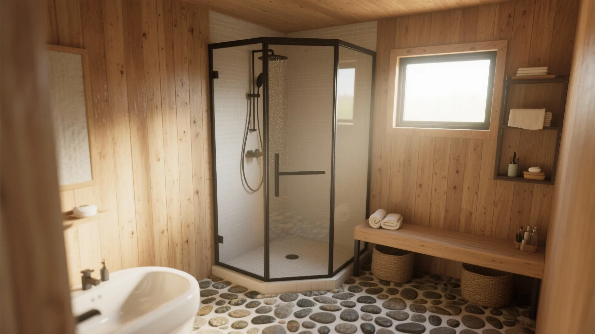 2. Compact Yet Luxurious Shower Spaces