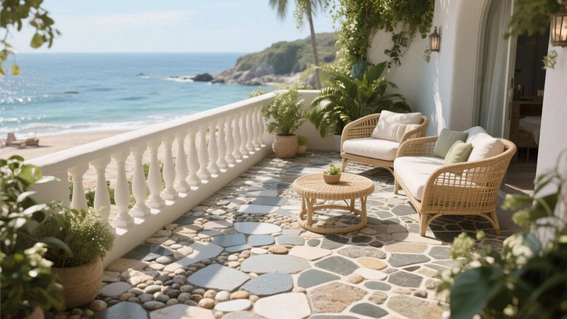 5. Pebble & Stone Mosaic