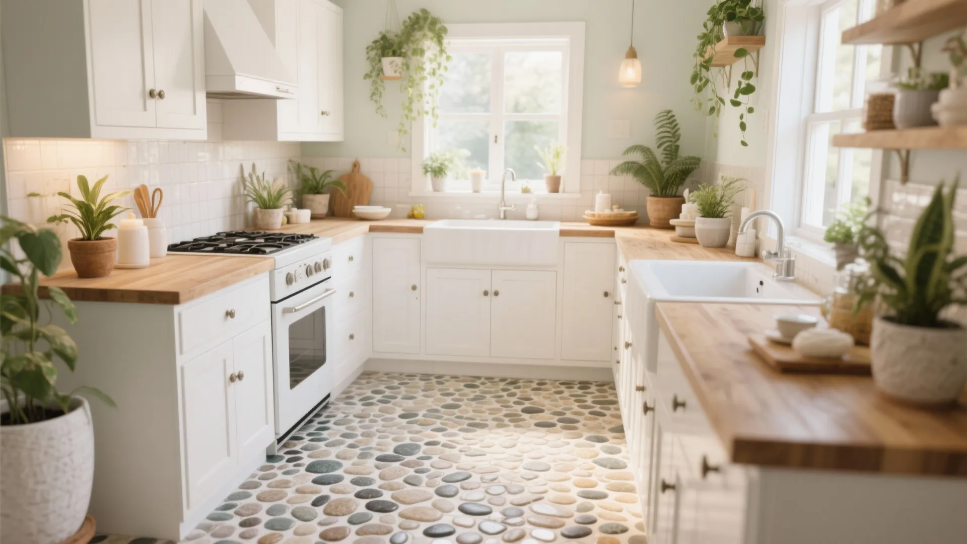 7. Pebble Mosaic for Texture