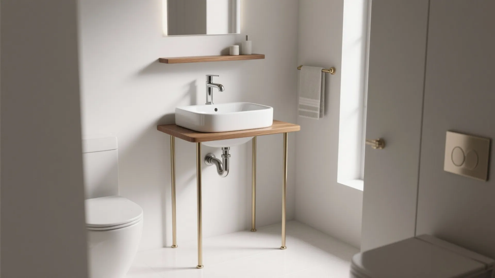 Console and Pedestal Basins That Keep Sightlines Clean