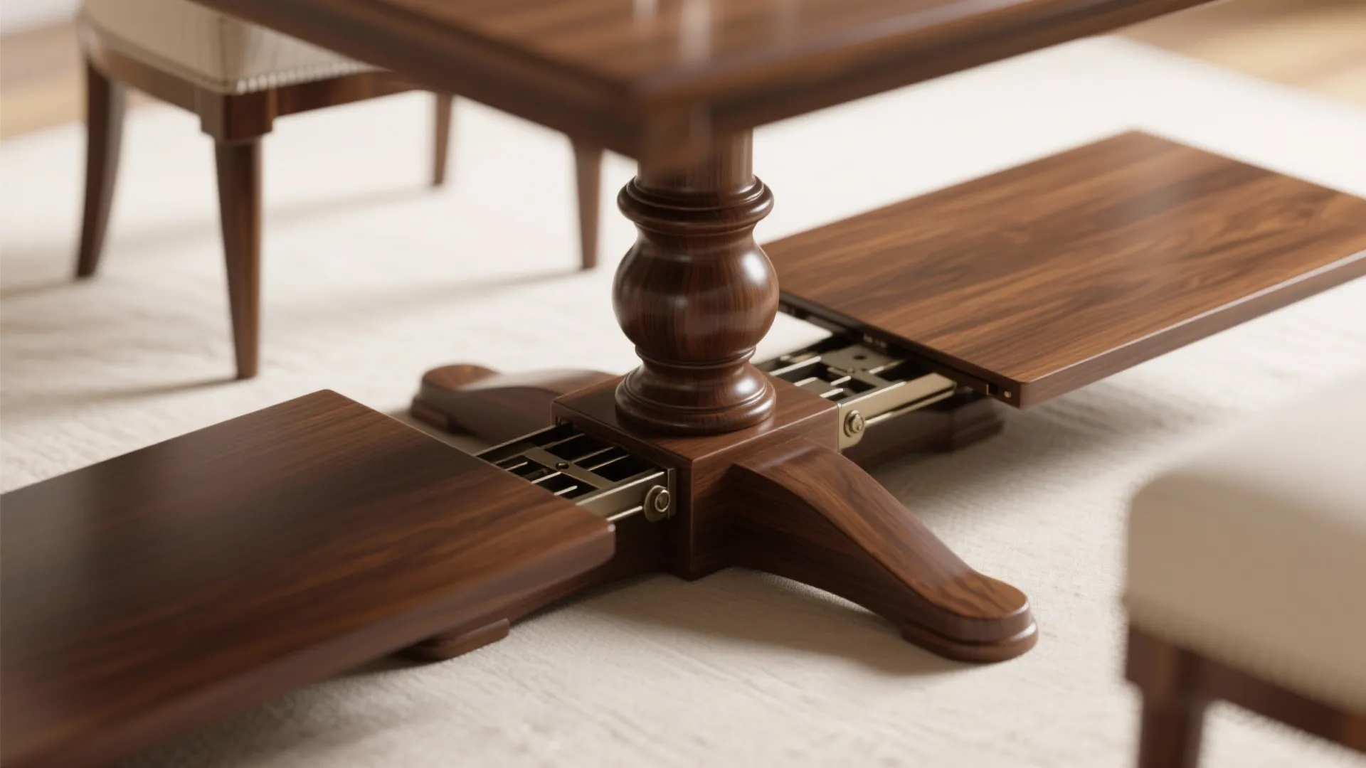 4. Pedestal Base with Expandable Top