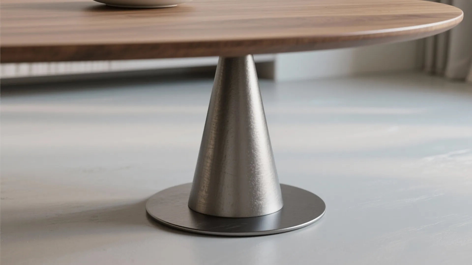 3. Choose a pedestal base for legroom