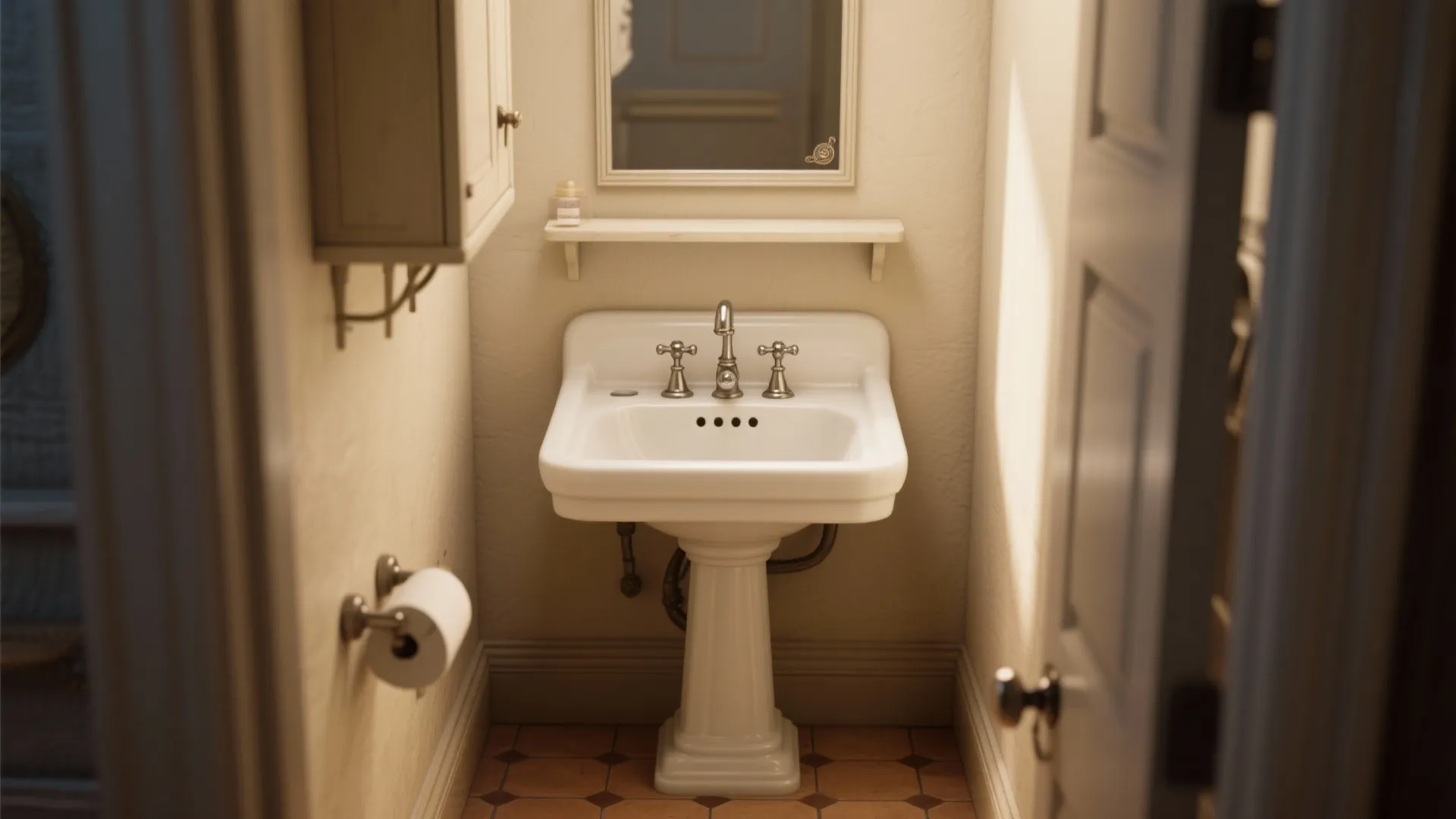 4. Pedestal or column sink for a classic look