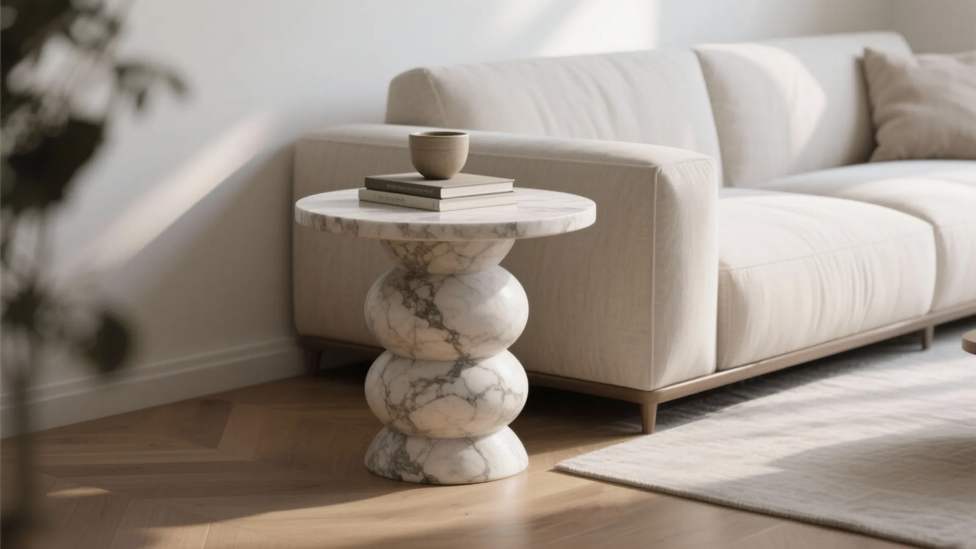 Sculptural Pedestal Tables: Small Footprint, Big Personality