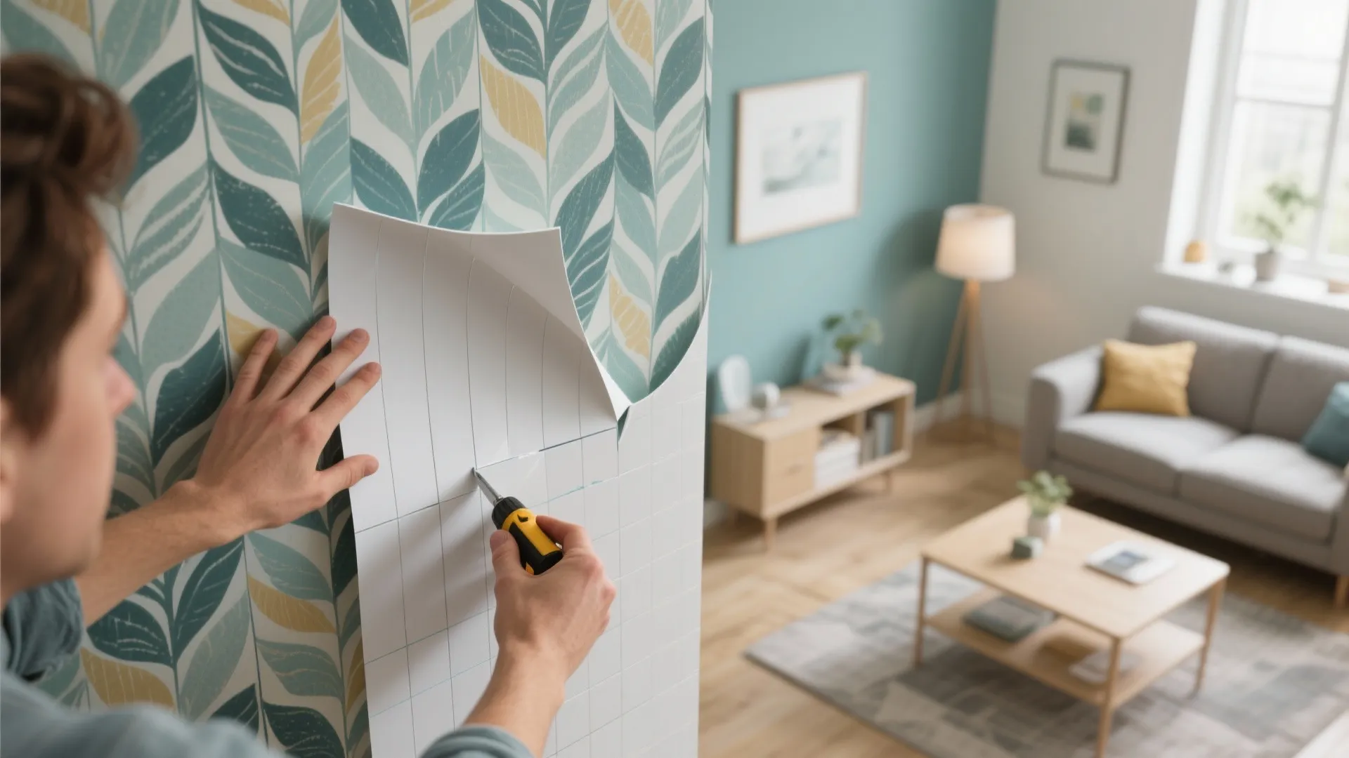 5. Removable peel-and-stick for renters