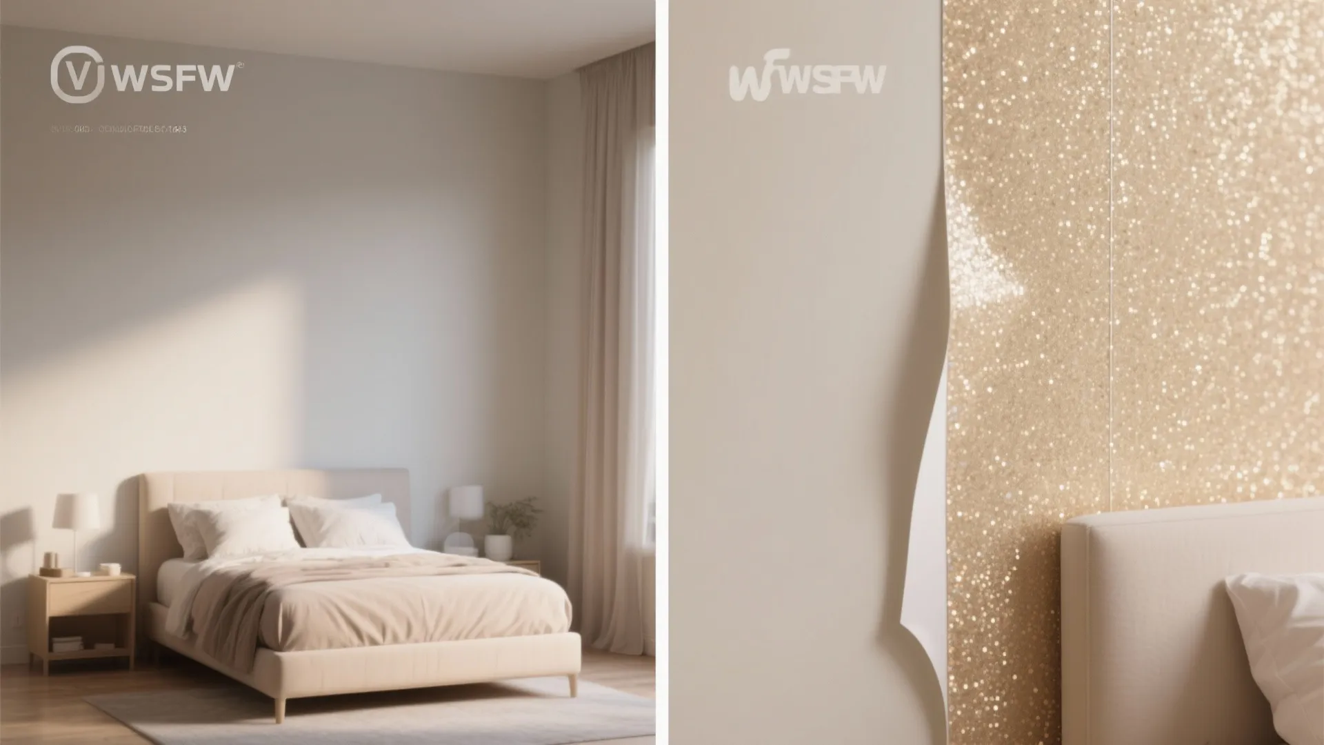 5. Peel-and-Stick Glitter Panels