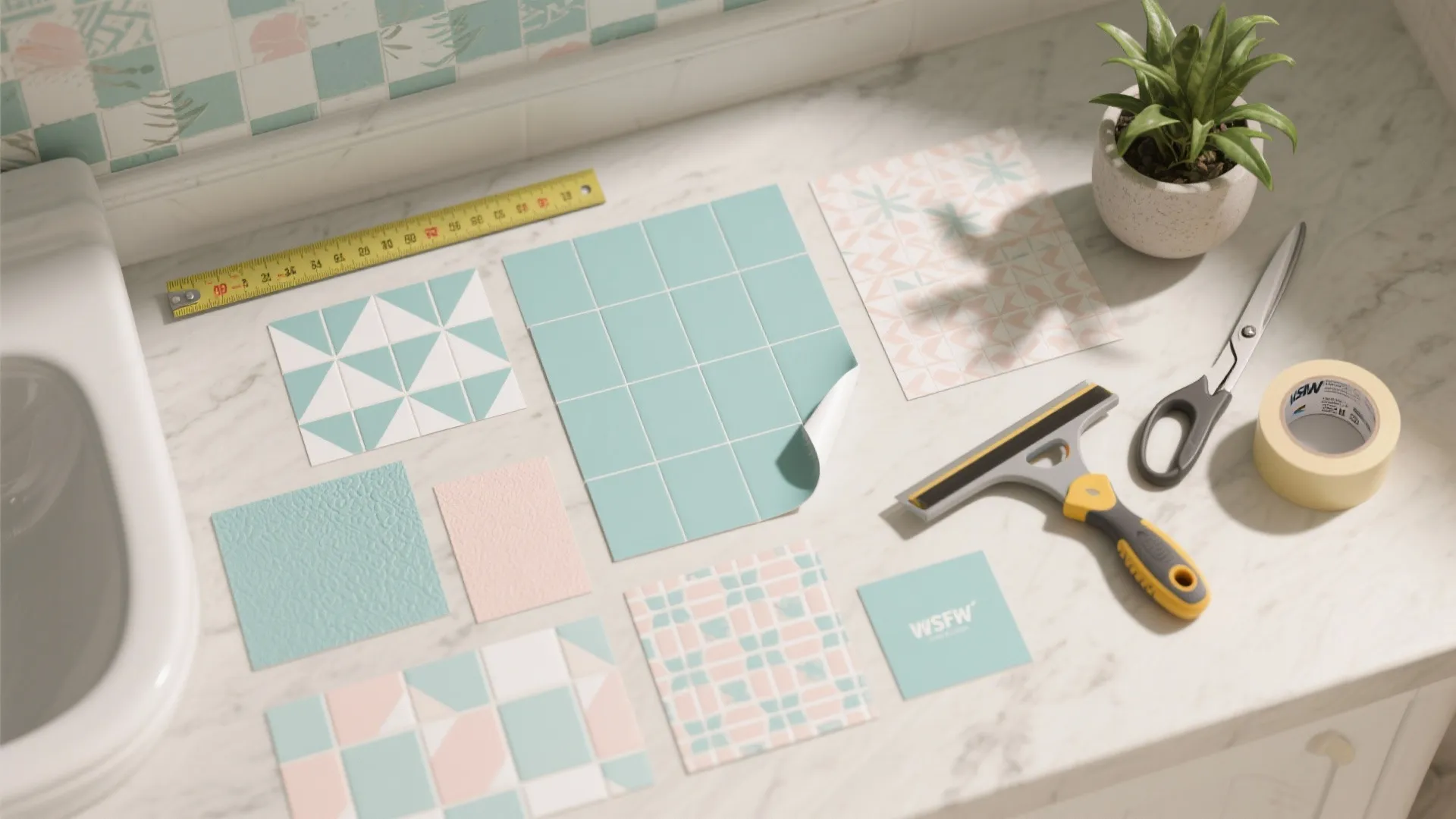 4. Peel-and-stick for renters and quick refreshes