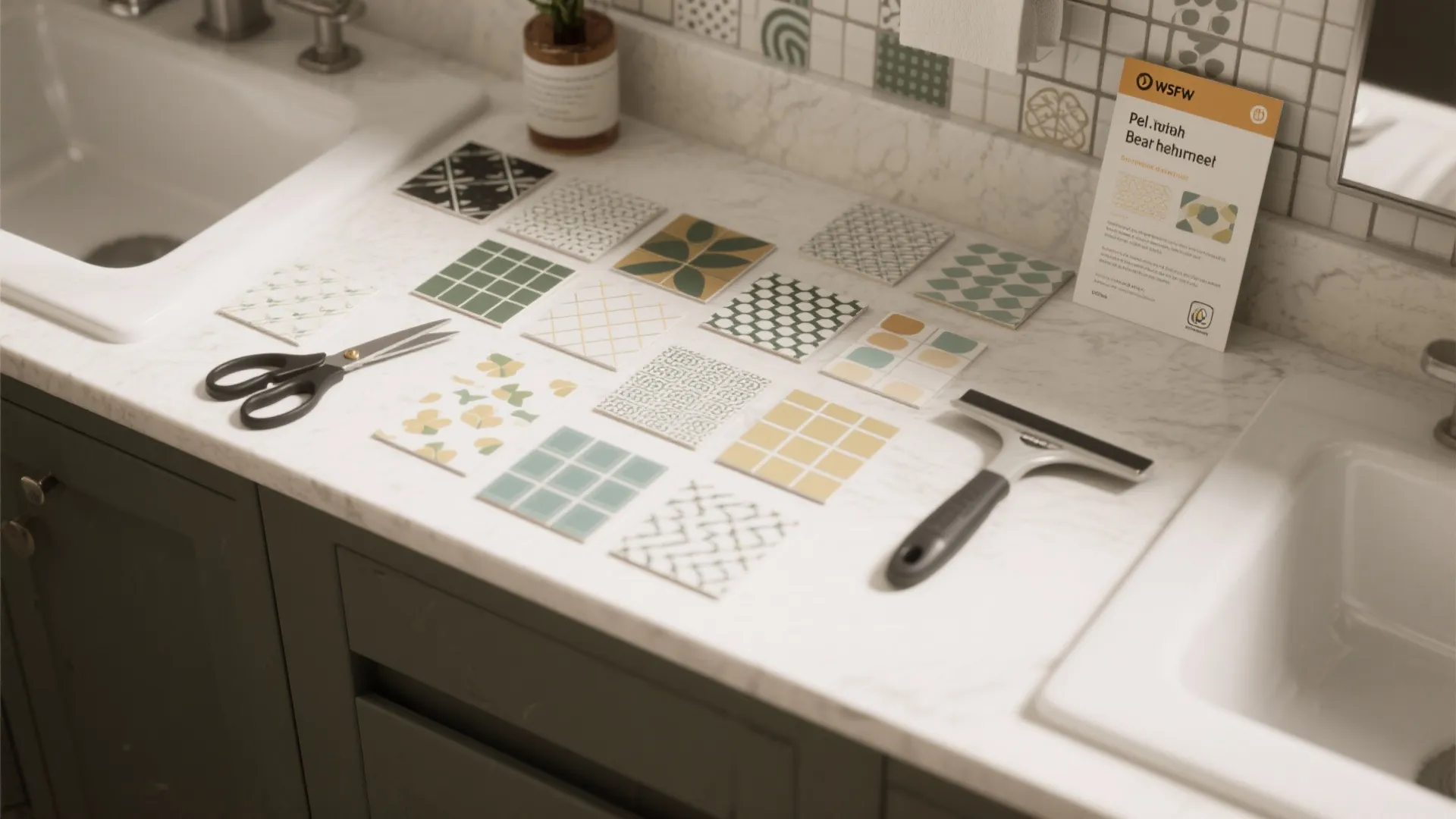 5. Peel-and-stick solutions for renters and quick updates