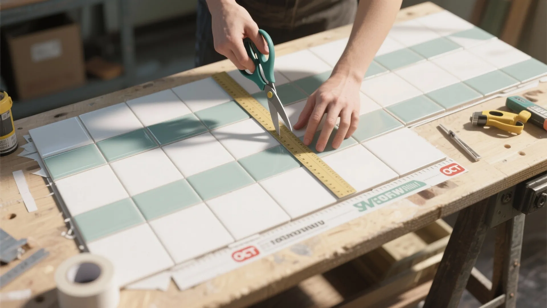 4. Peel-and-Stick Subway Tile