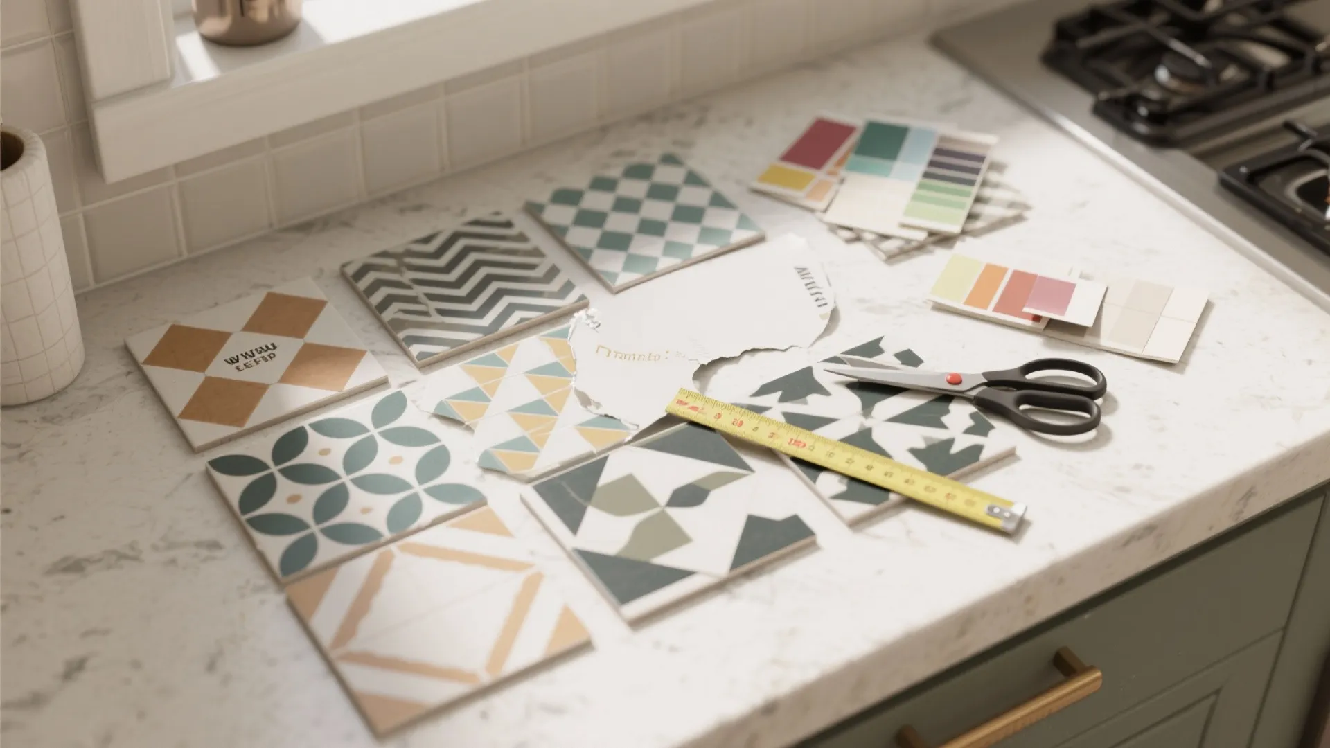 5. Peel-and-Stick Pattern Play