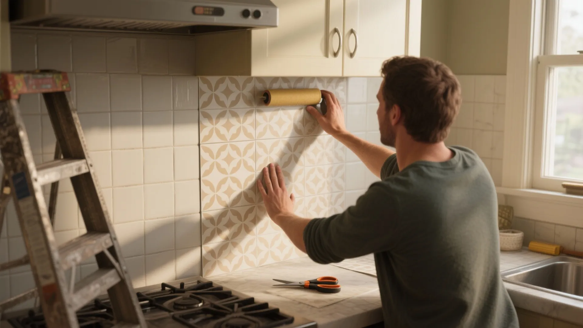 Peel-and-Stick Tiles — The Instant Makeover