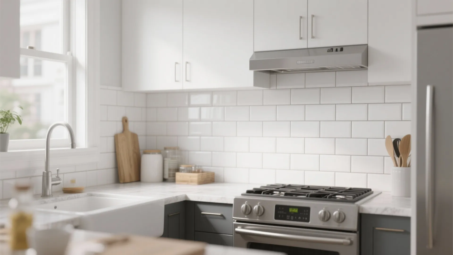 8. Peel-and-Stick Backsplash