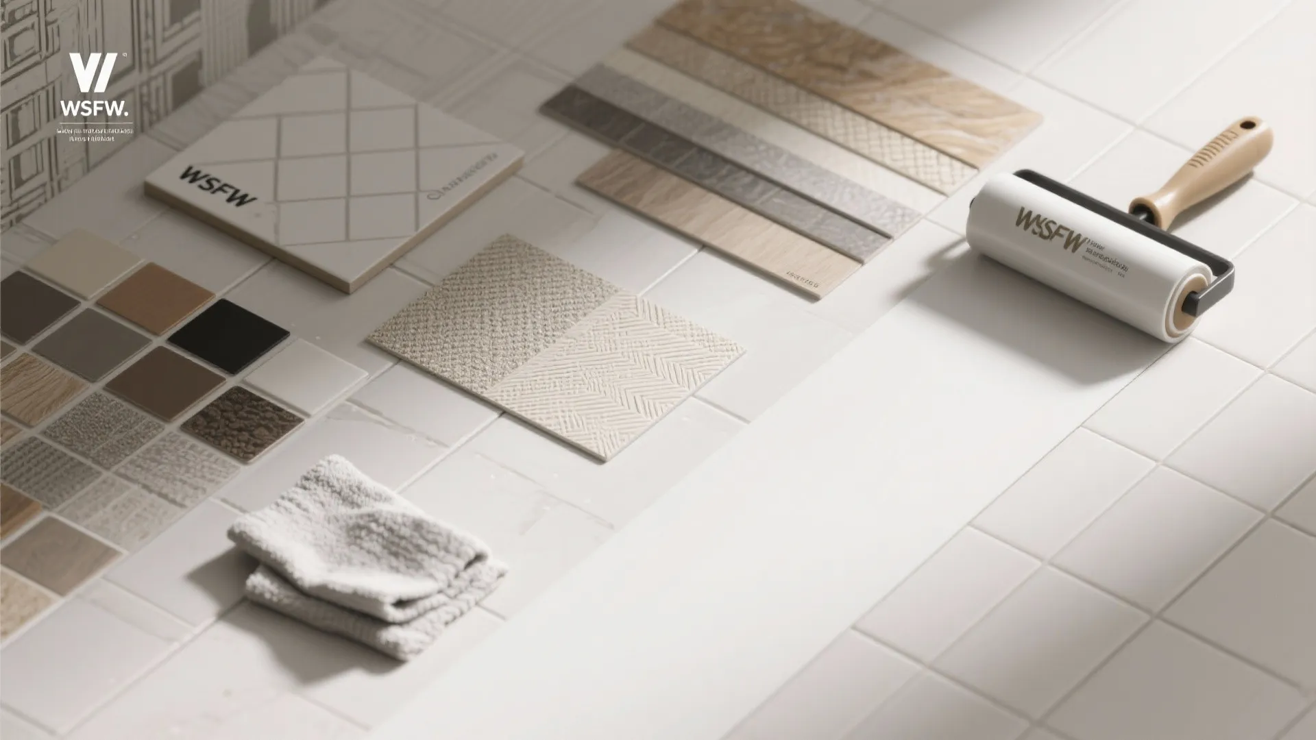 3. Use peel-and-stick tiles or heavy-duty vinyl wallpaper