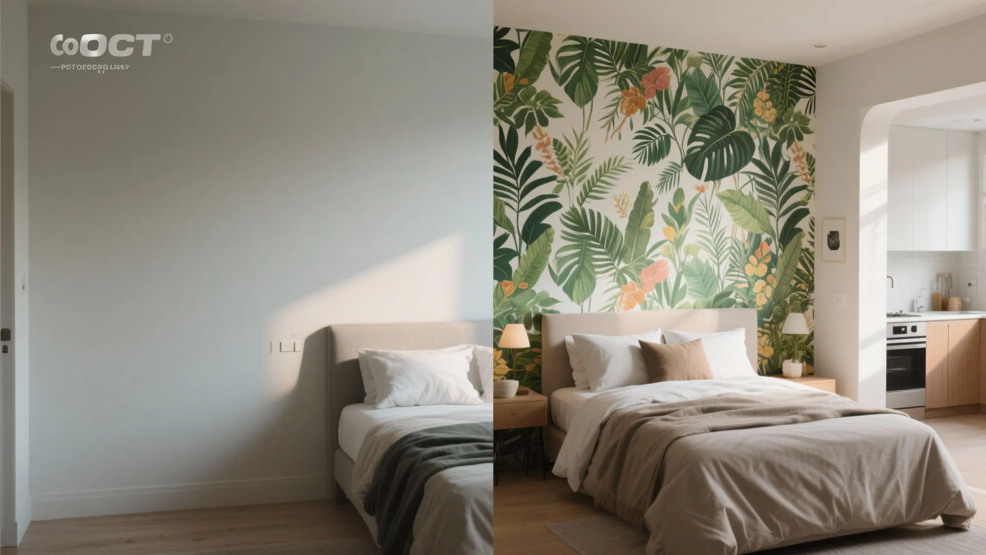 5. Removable Wallpaper or Mural for Big Personality
