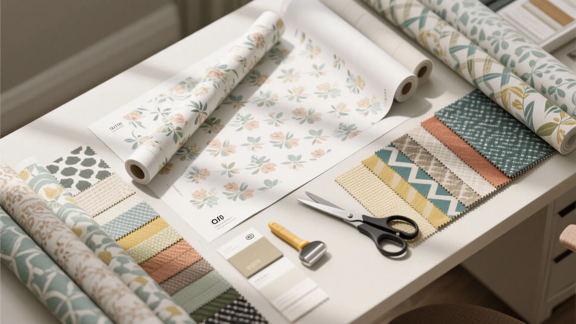 4. Apply peel-and-stick wallpaper or fabric