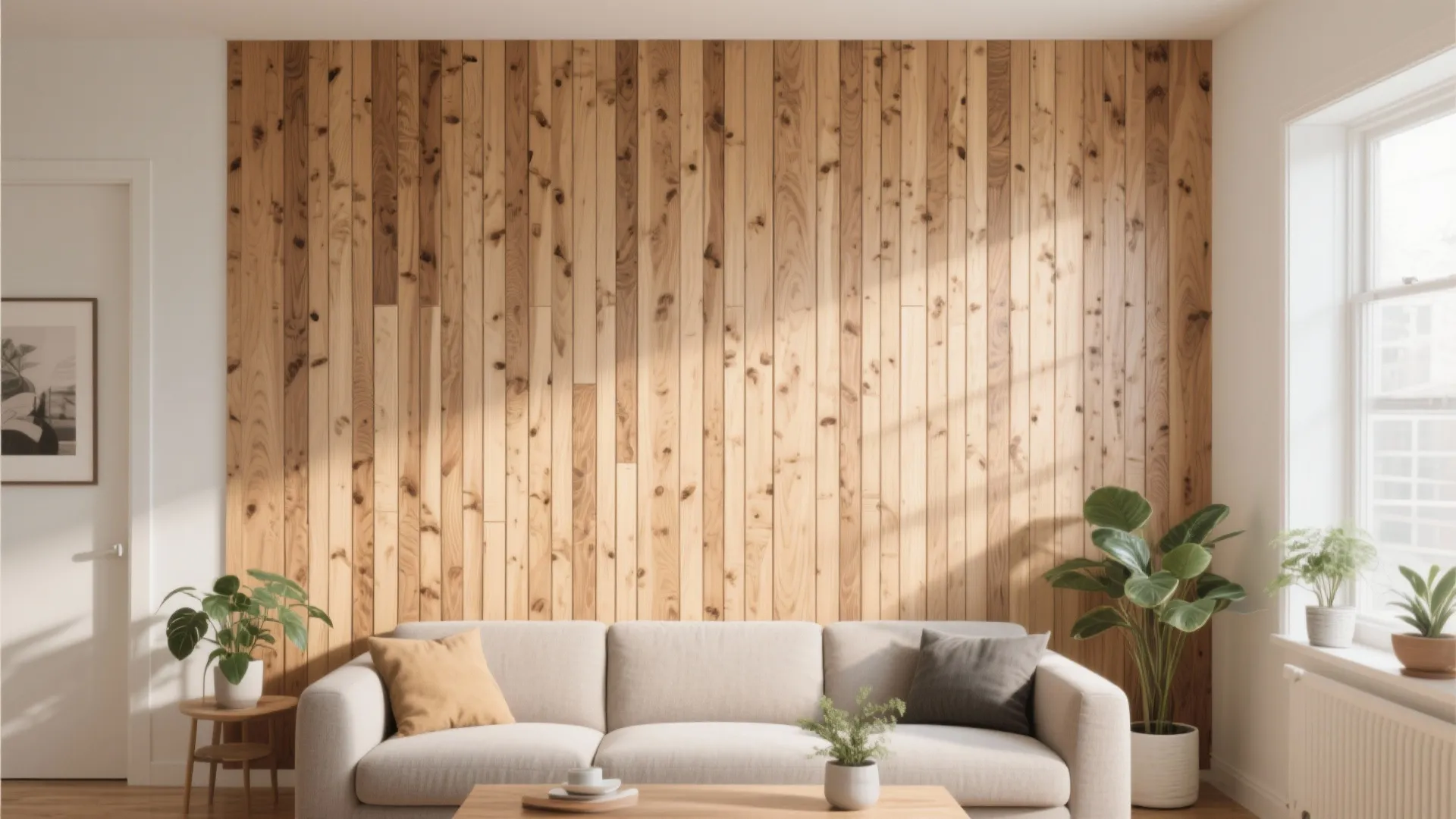 2) Peel-and-Stick Accent Wall (Panels, Paper, or Decals)