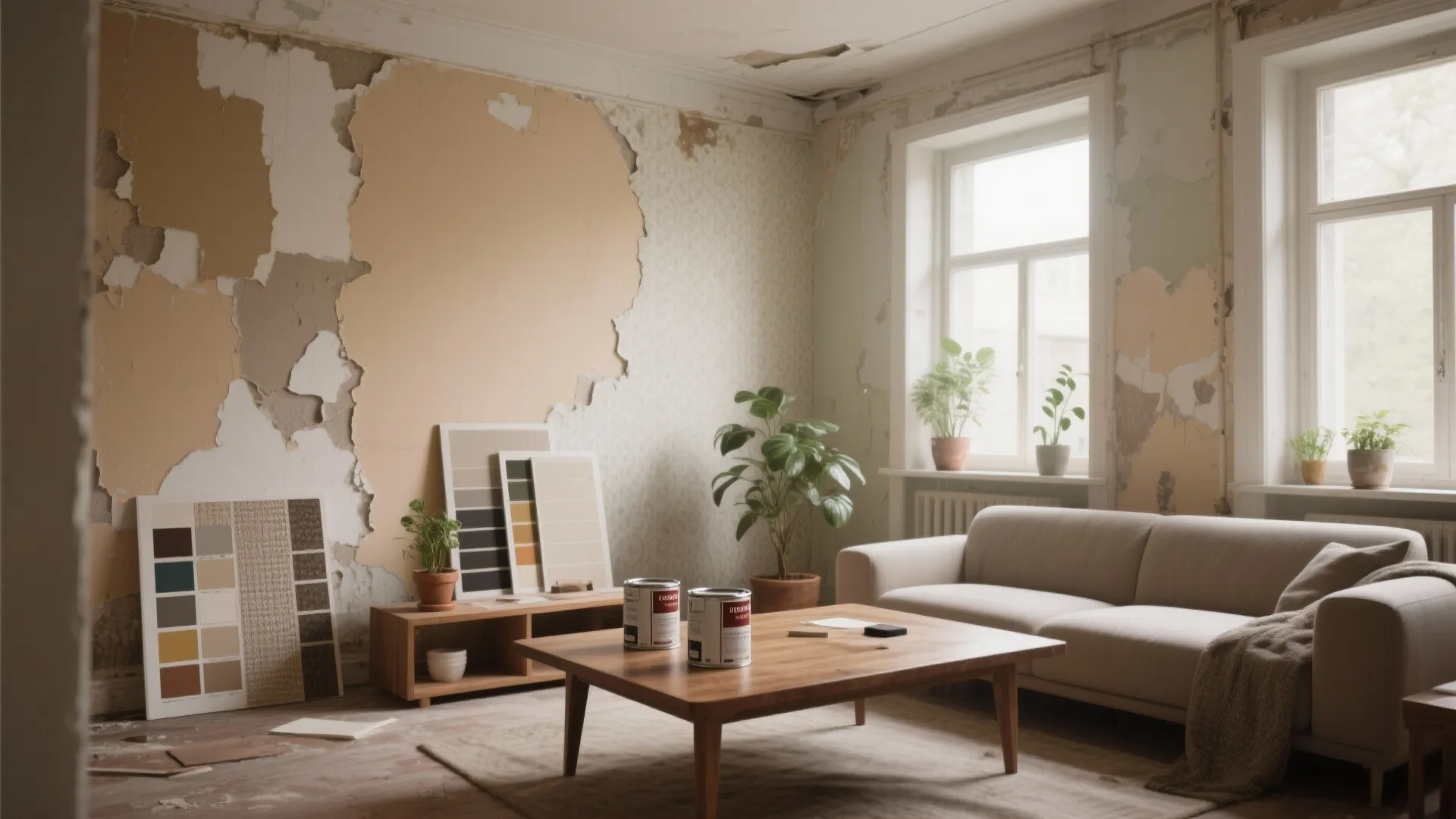 Peeling Paint on Walls: 5 Fixes & Inspirations: Creative, practical ways I’ve used to turn peeling paint into an opportunity in small spaces