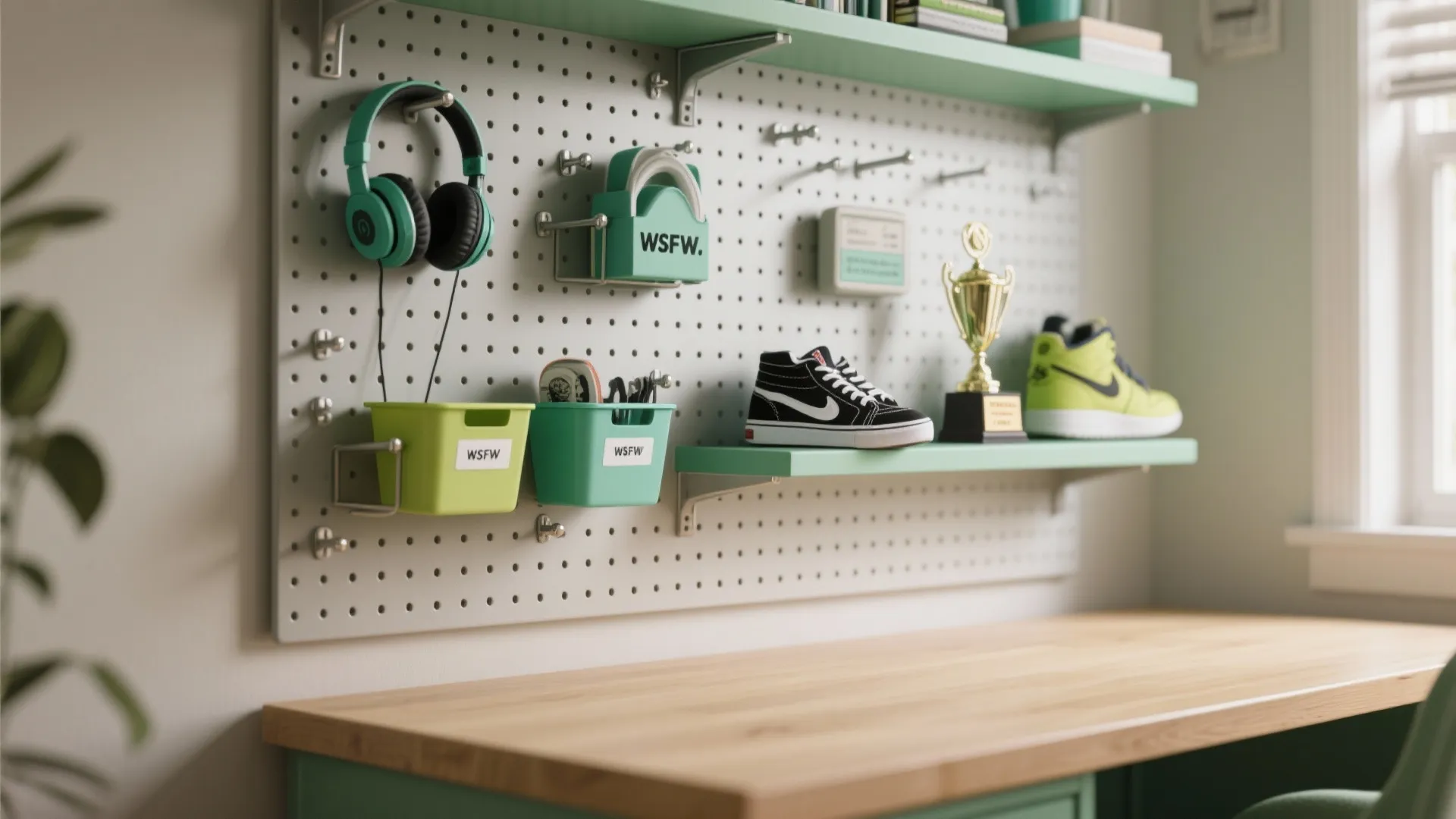 Bonus Insight: Declutter by Design (Shelves, Niche, Pegboard)