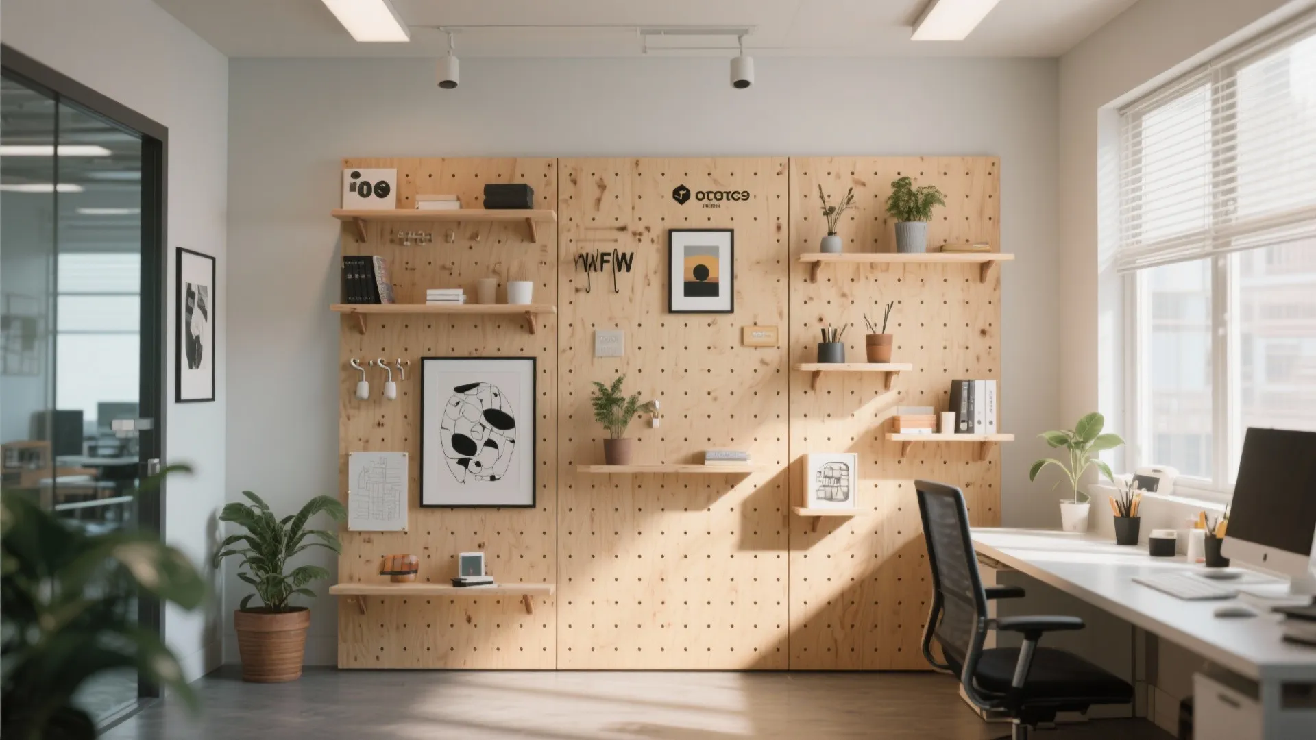 Tip 5: Pegboard Divider