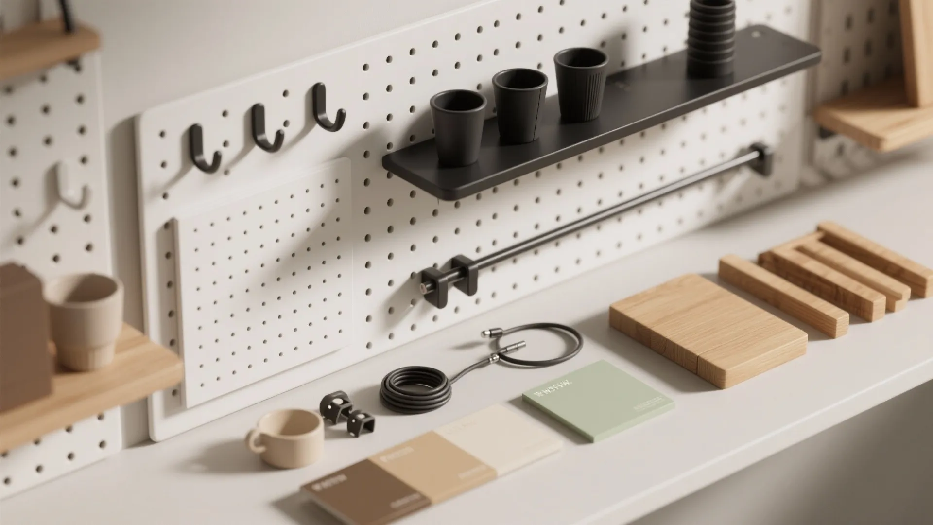 Pegboard Wall That Flexes with Your Workflow