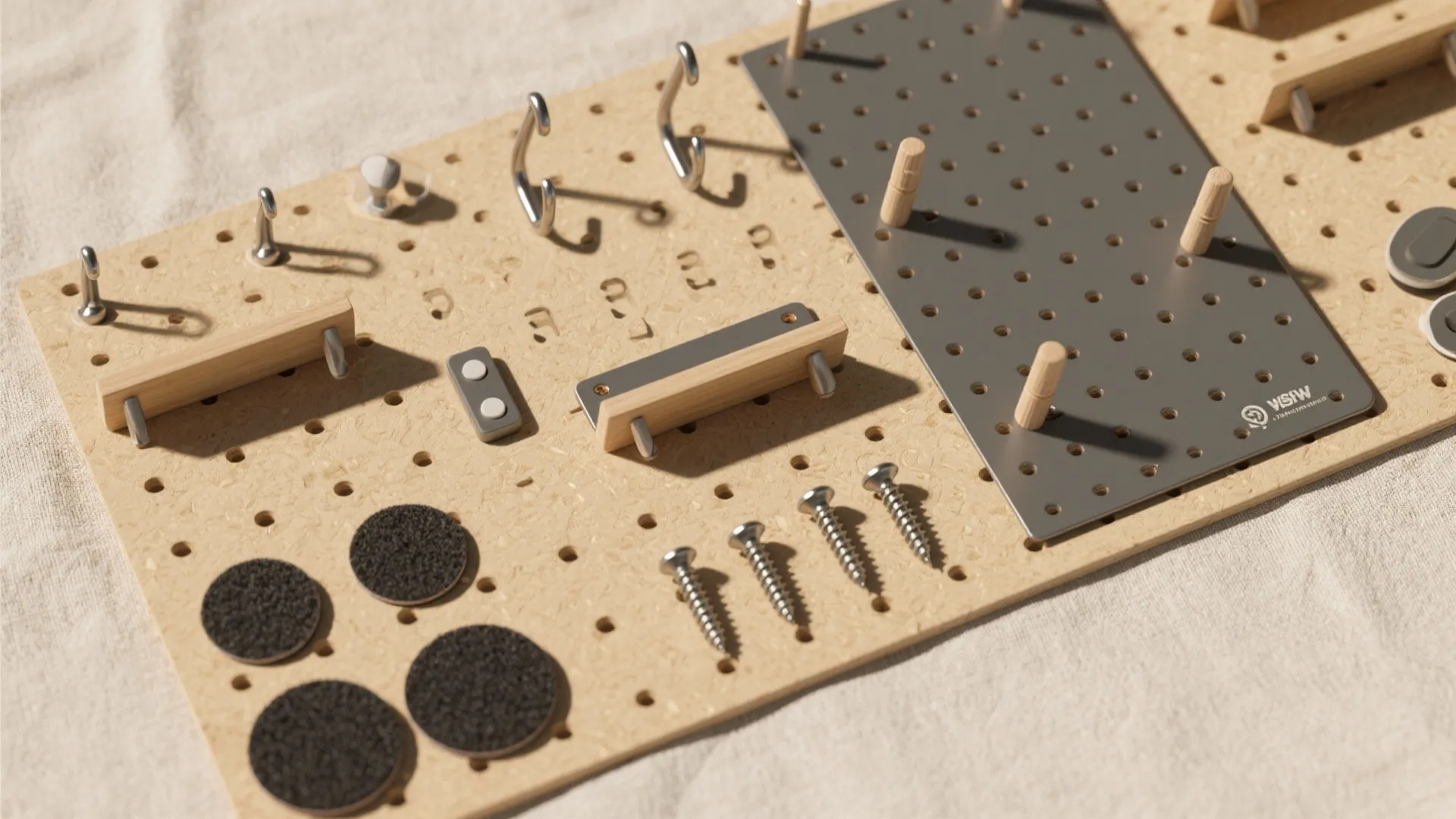 Pegboard or Slatwall Gallery Rack