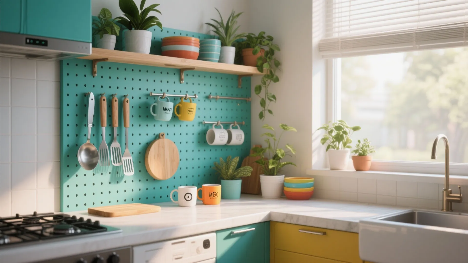 Functional Wall Hooks & Pegboards