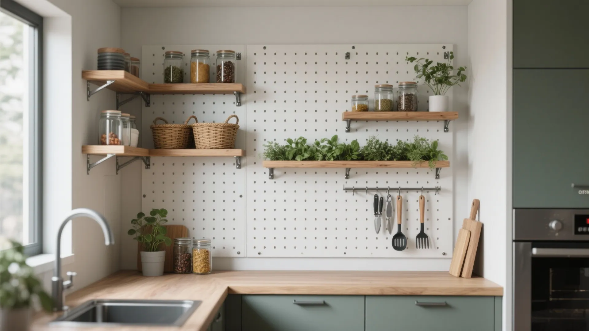 Modular Pegboard Wall System