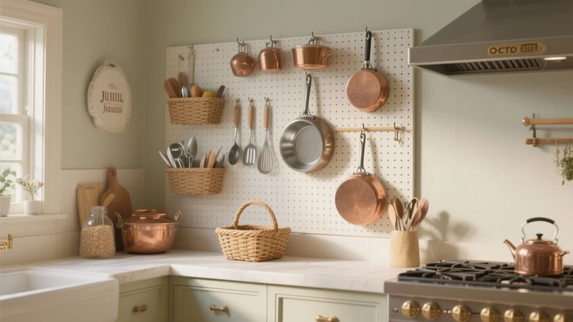 7. Pegboard Organizer