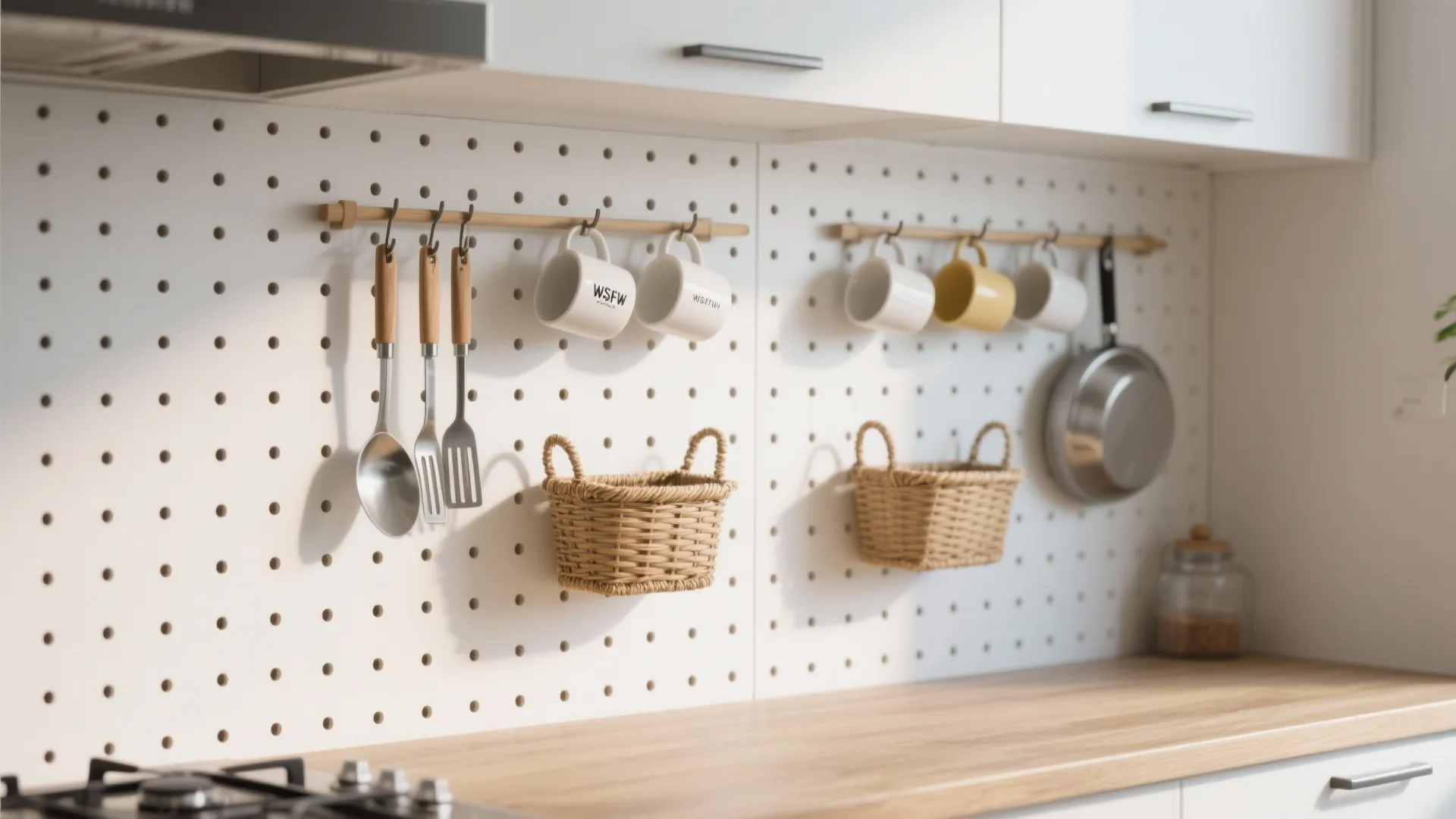 8. Pegboard Organization