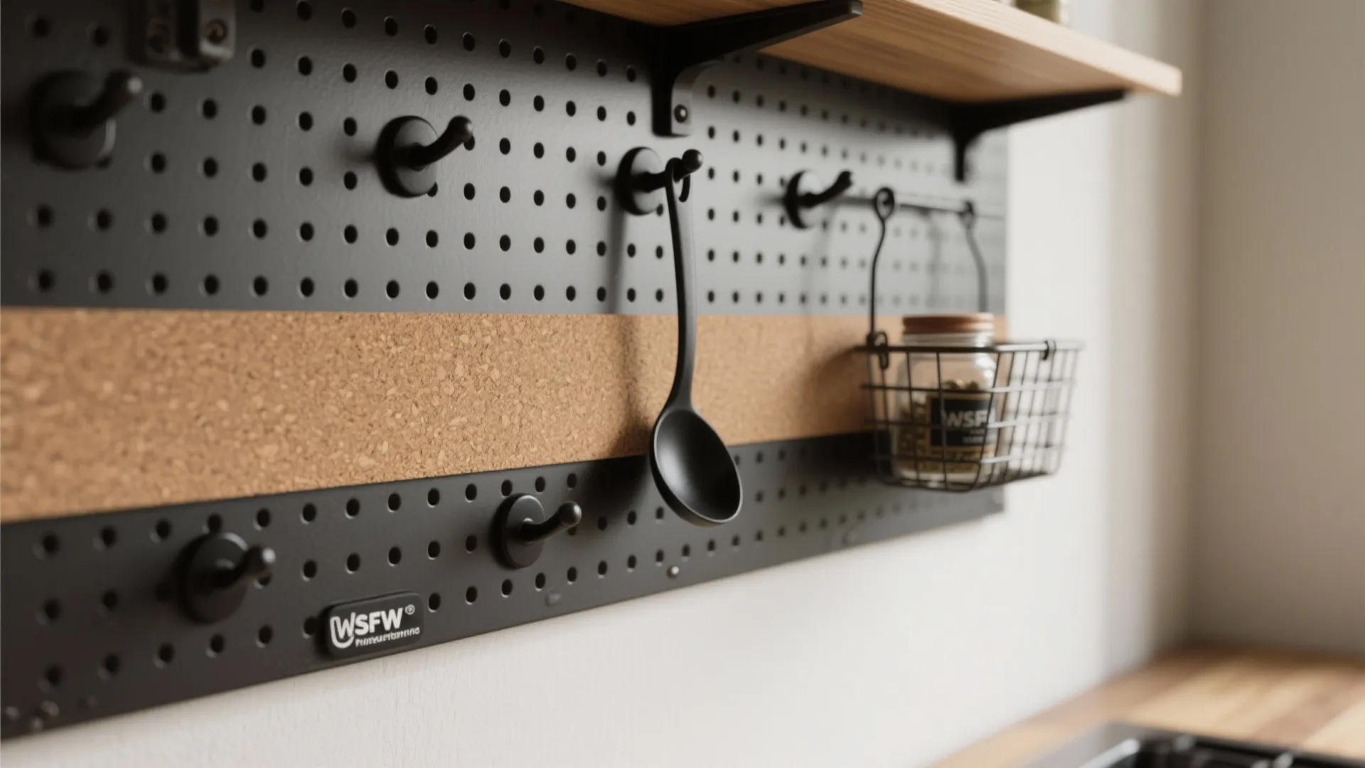 Magnetic-Pegboard Combo for a True Design Wall