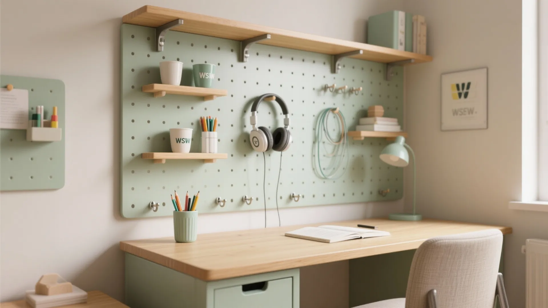 Pegboard + Modular Wall Add-ons