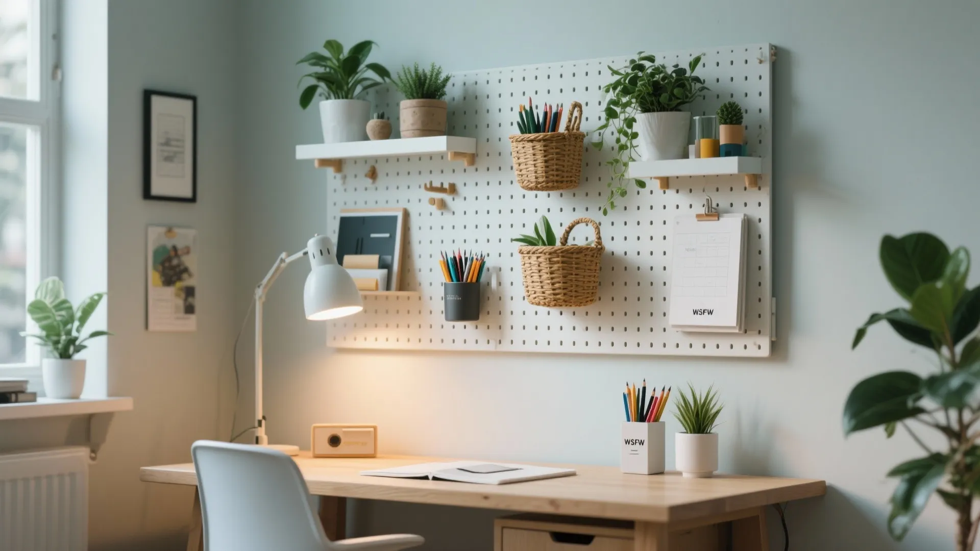 5. Pegboards for Organization