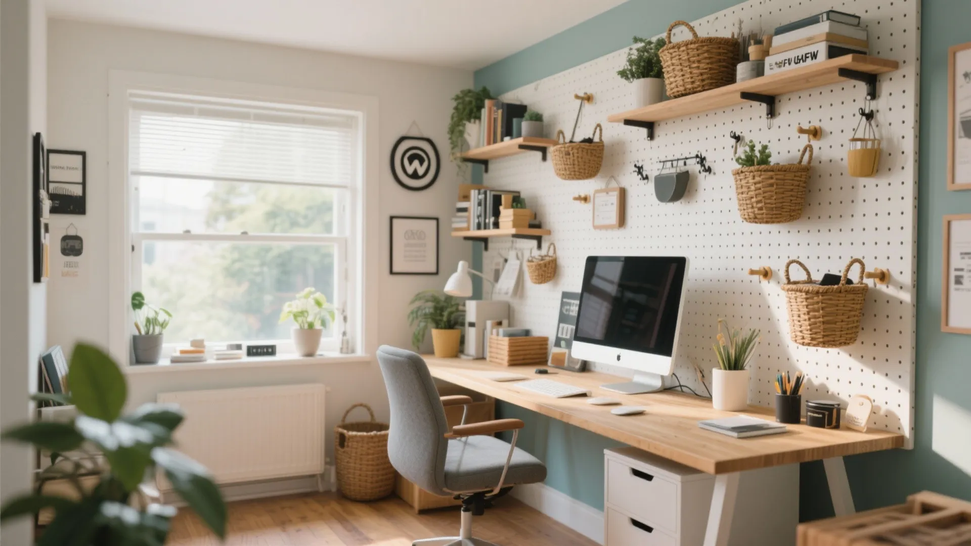 9. Pegboard Wall Systems