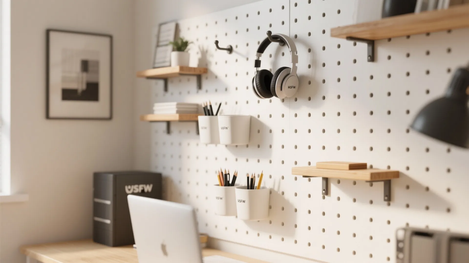 2. Pegboard Systems for Flexible Storage