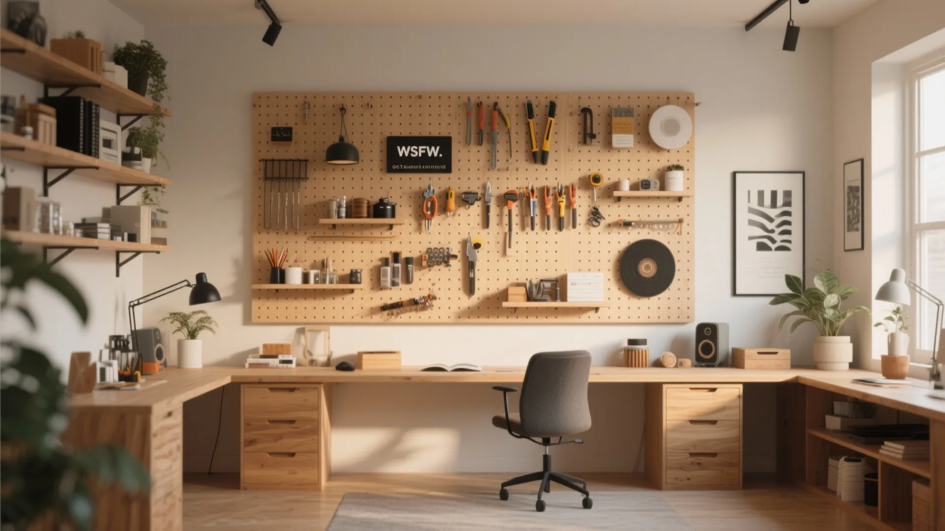 8. Pegboards for Tools & Accessories