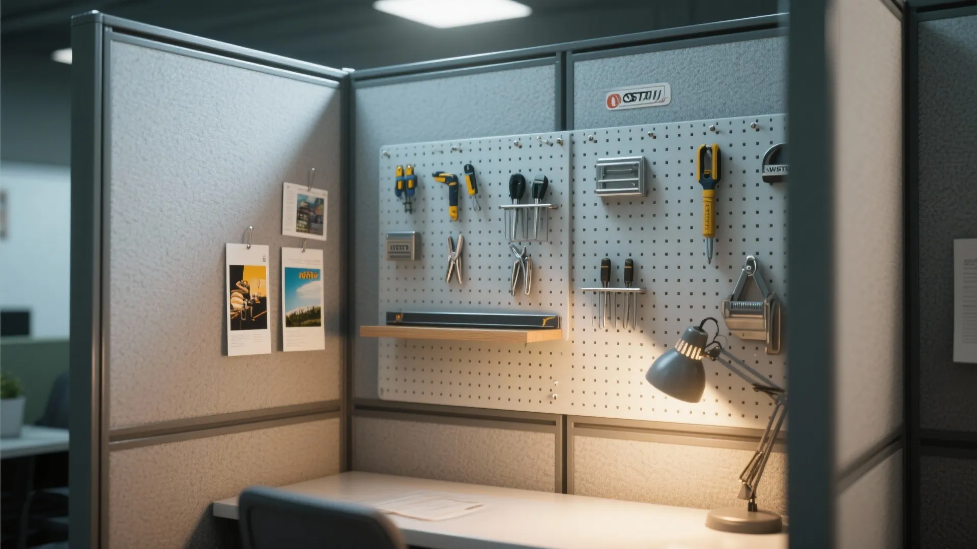 2. Magnetic or Pegboard Organization