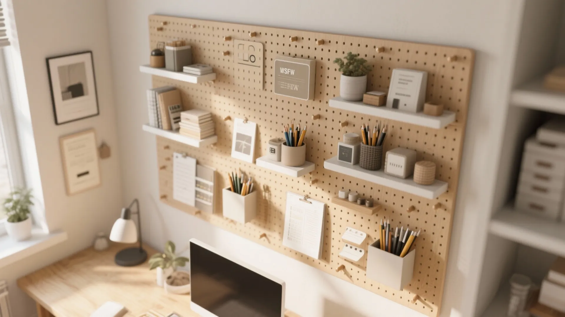 DIY Pegboard Organizer