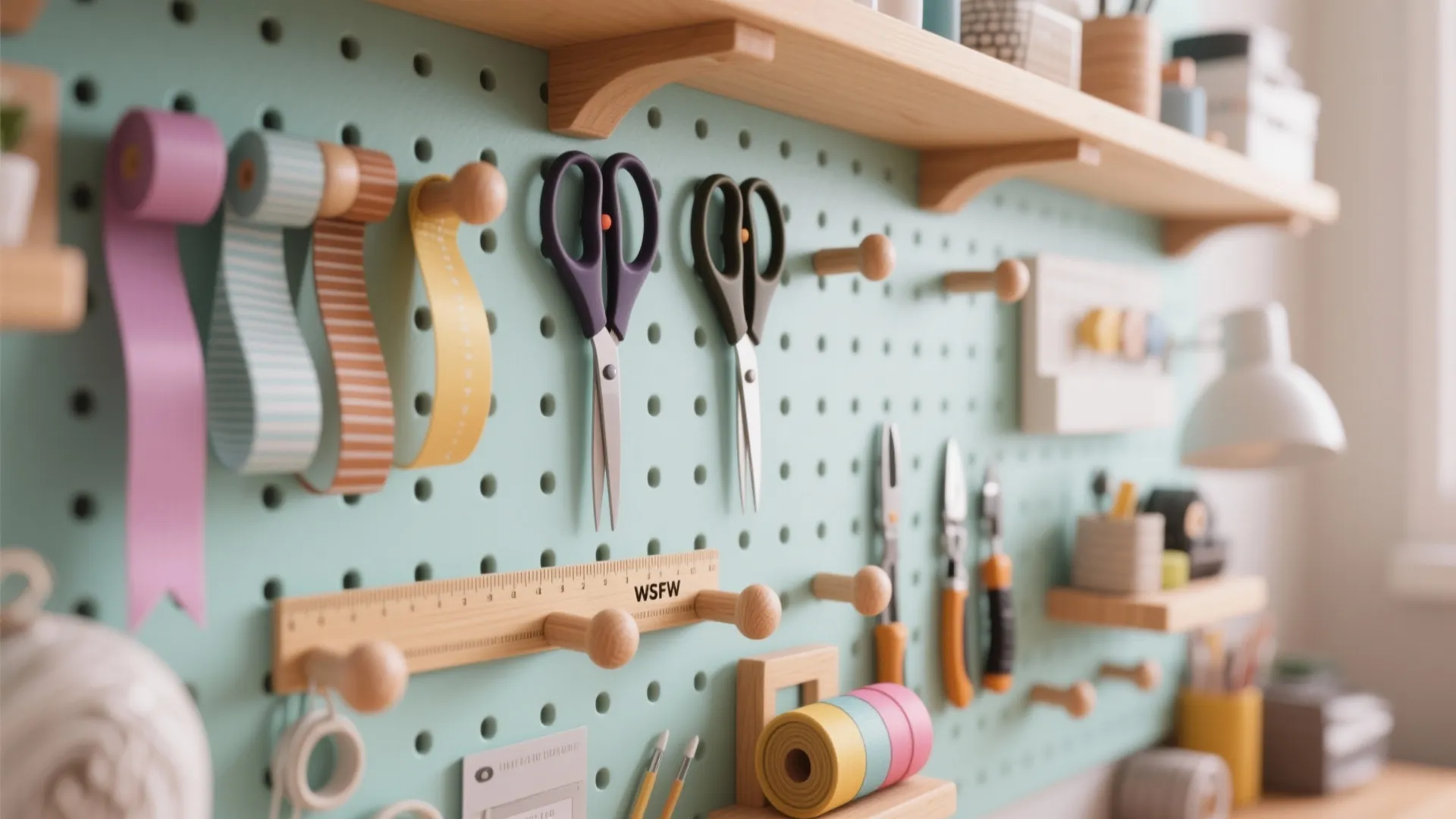 2. Pegboard Organization